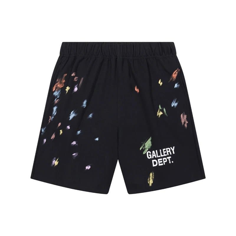 Paint Splatter Shorts Gallery Dept. Logo