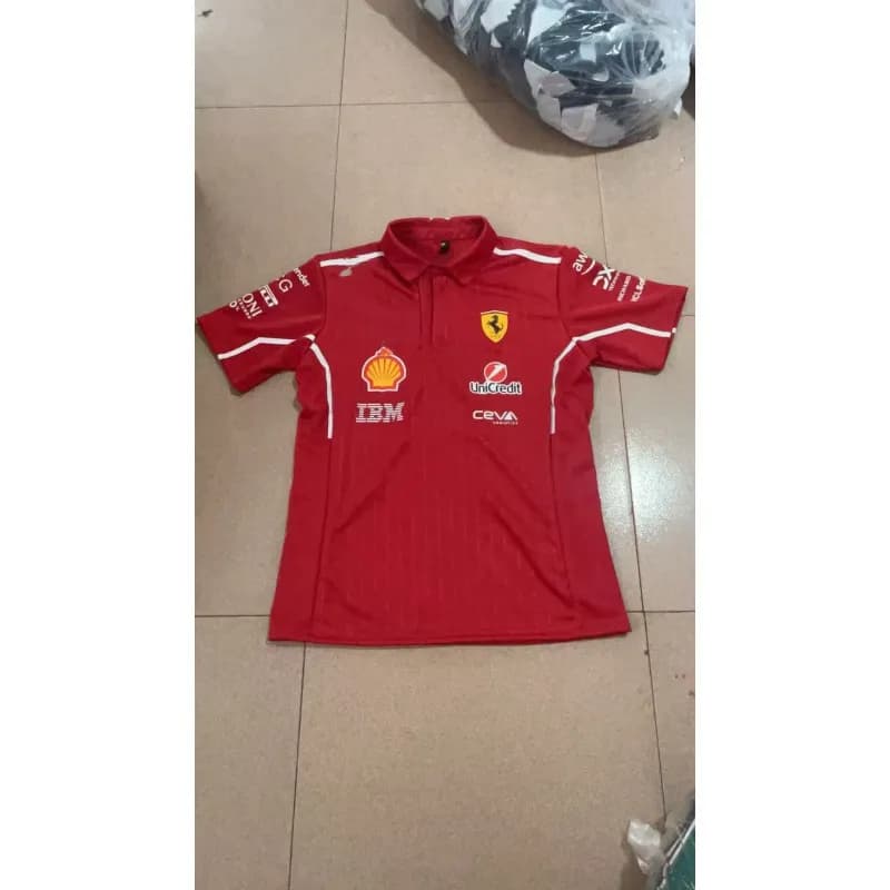 Ferragamo Polo Shirt Ferrari Team Sponsorship