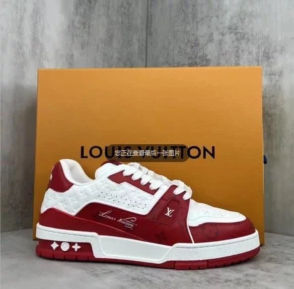 Louis Vuitton LV Trainer Monogram Embossed — 40