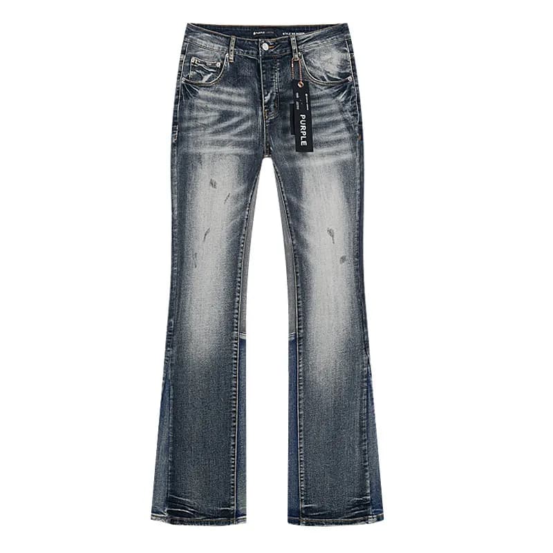 Flared Jeans Distressed Wash