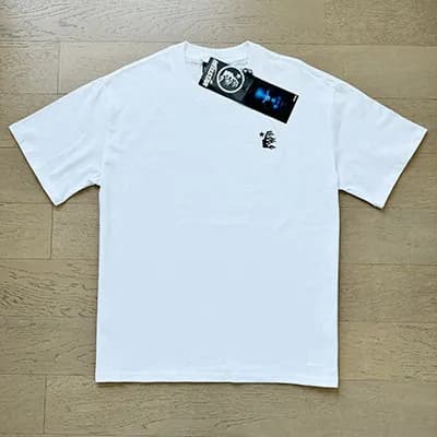 Hellstar Graphic Tee Acid Wash — 572 白色