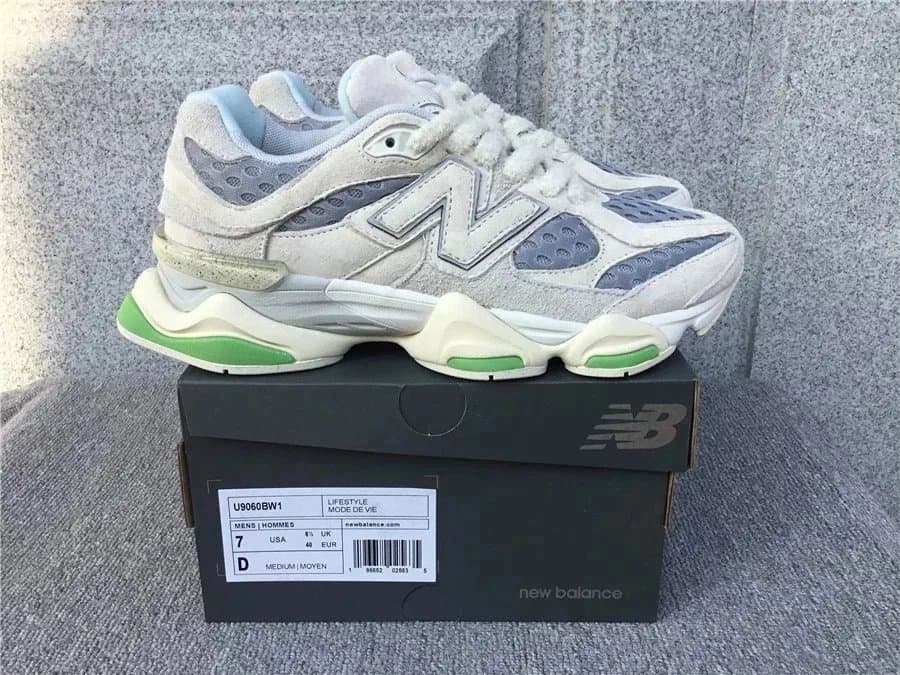 New Balance 327 White/Grey/Olive — 灰色老爹鞋002