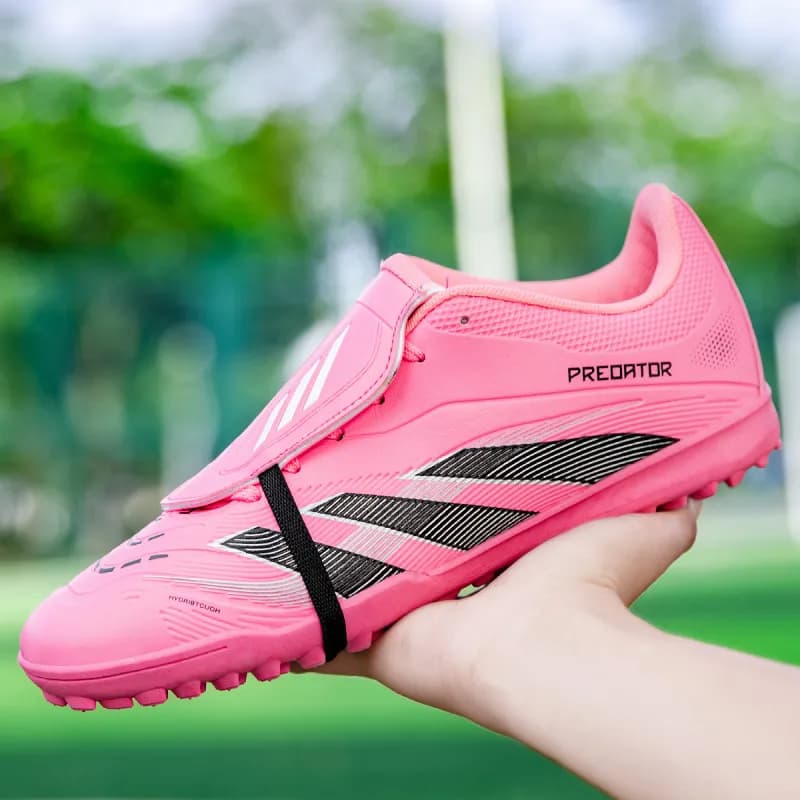 Adidas Predator Pink with Black Stripes