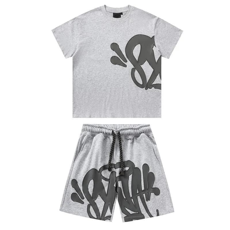 Gallery Dept. Graffiti Logo Set Heather Grey with Black Print