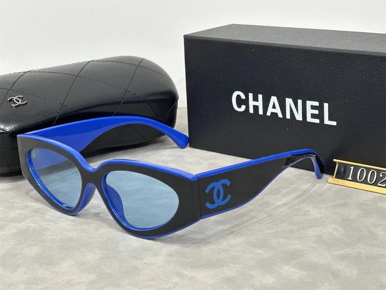 Chanel Cat-Eye Sunglasses CC Logo