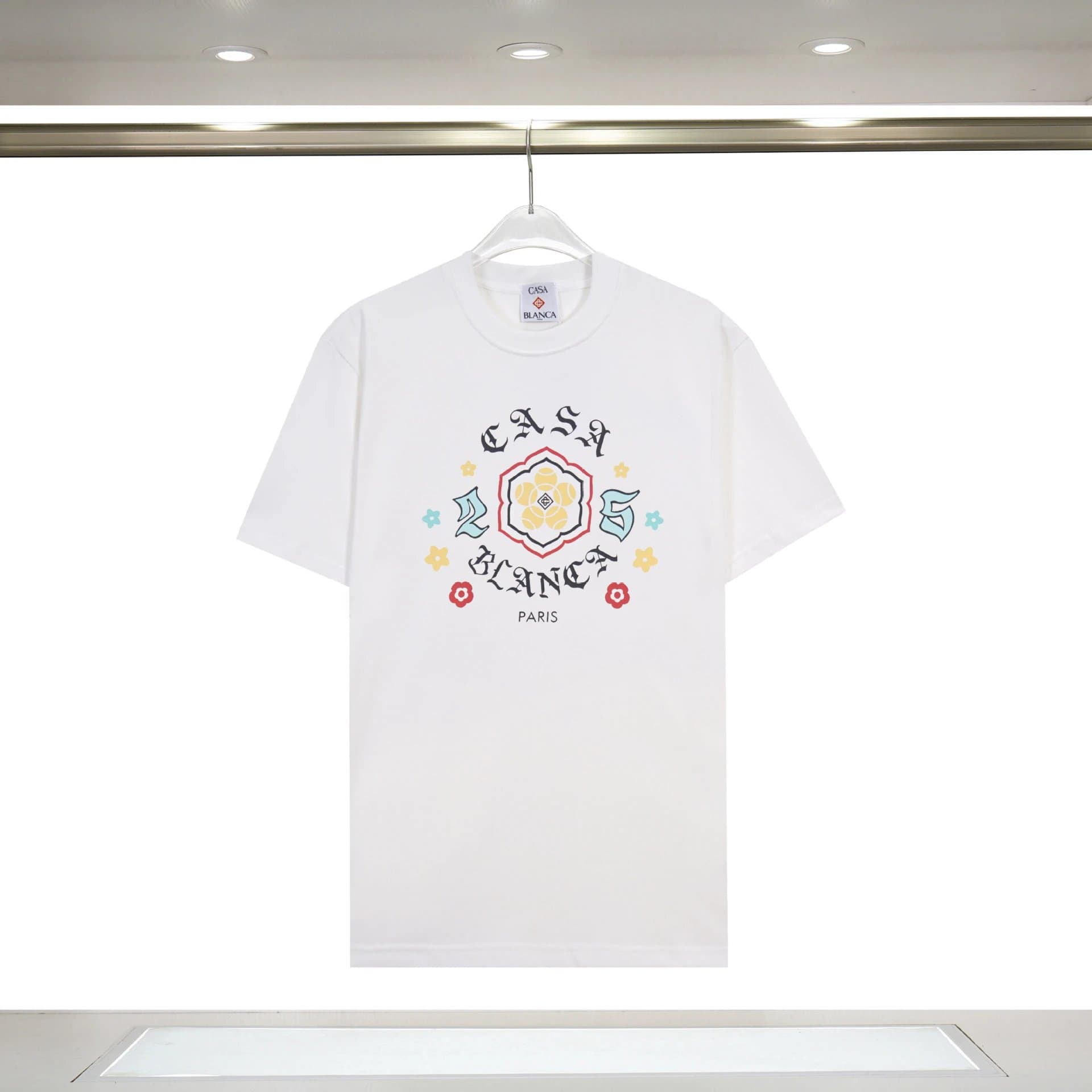 Casablanca Graphic Tee Floral Logo