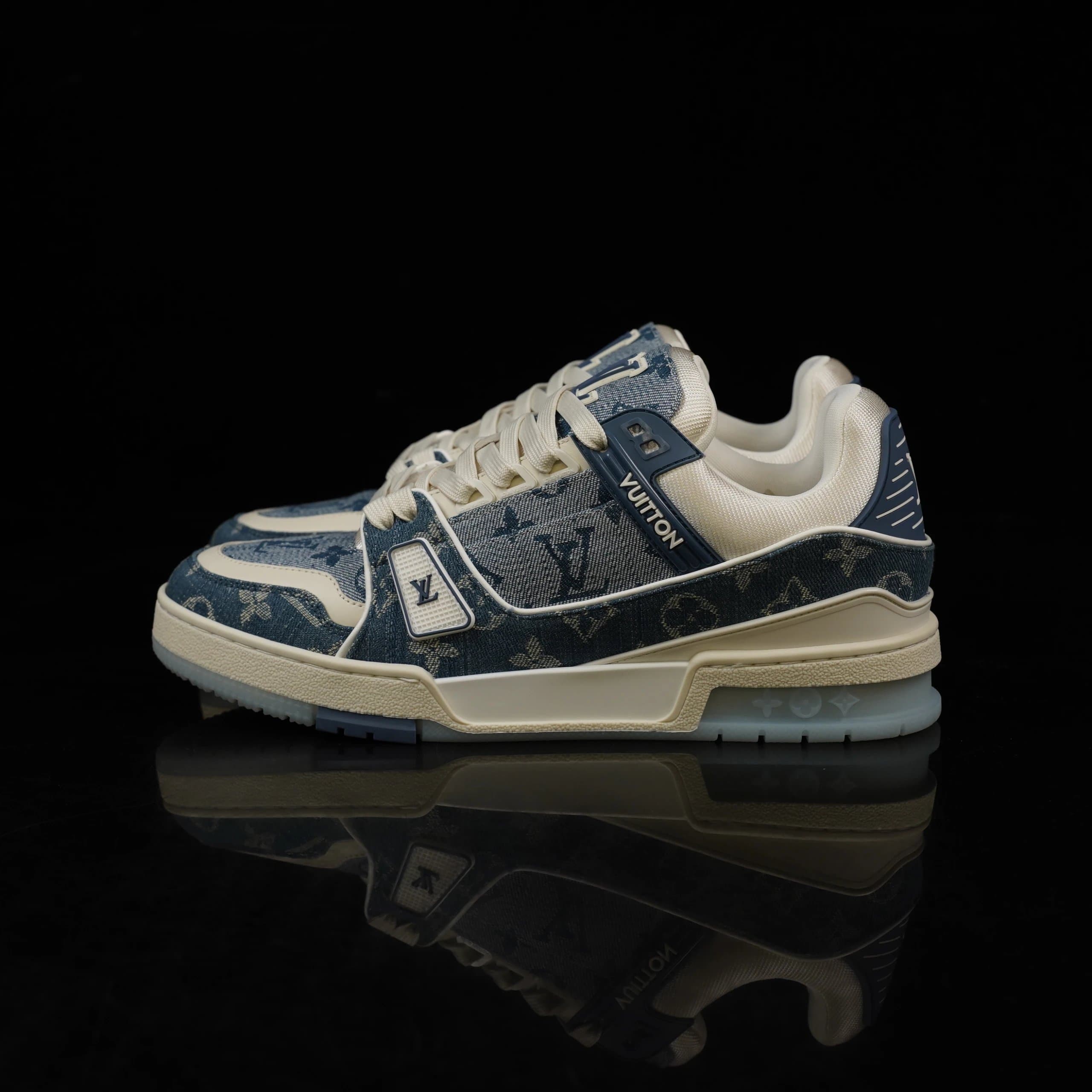 Louis Vuitton LV Trainer Monogram Denim