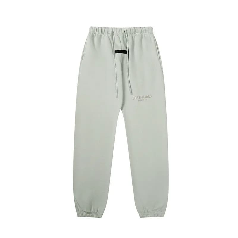 Hoodie and Joggers Set Fear of God Essentials Logo — 2212植绒字母绿