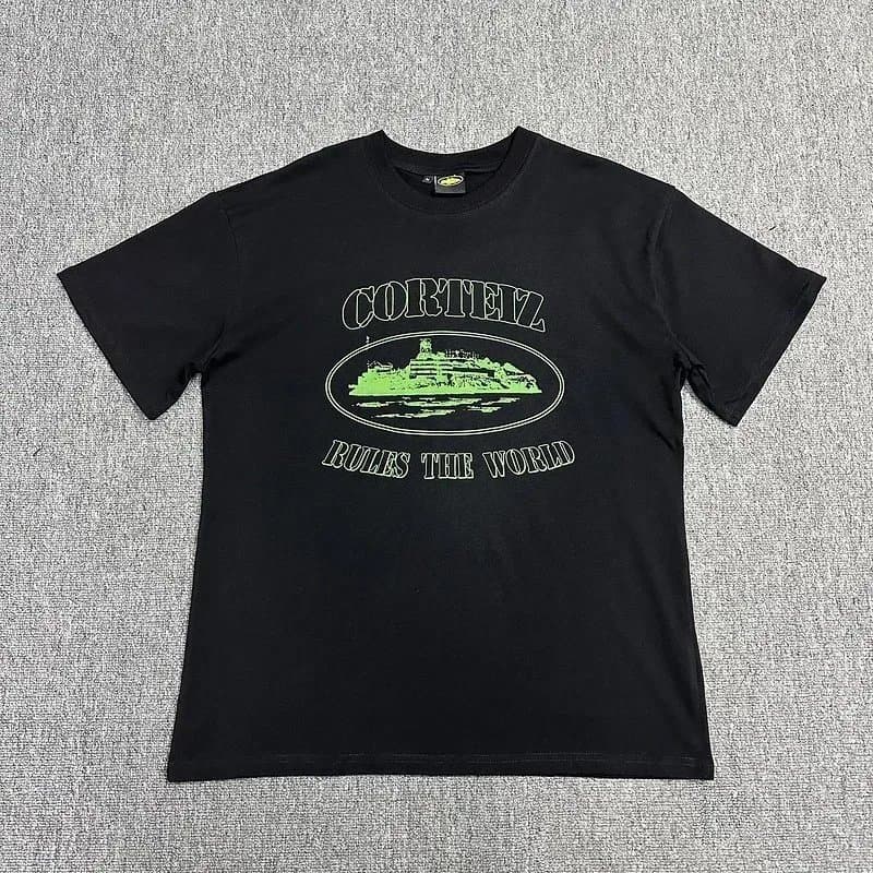 Corteiz Logo Tee White Script — 31