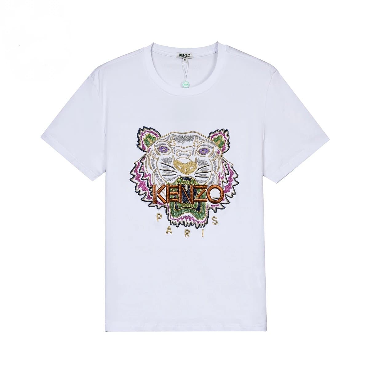 Kenzo Tiger Embroidered Tee Multicolor Tiger