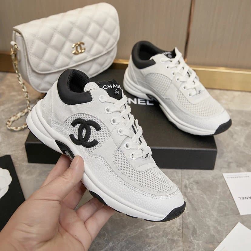 Chanel Sneaker CC Logo Mesh