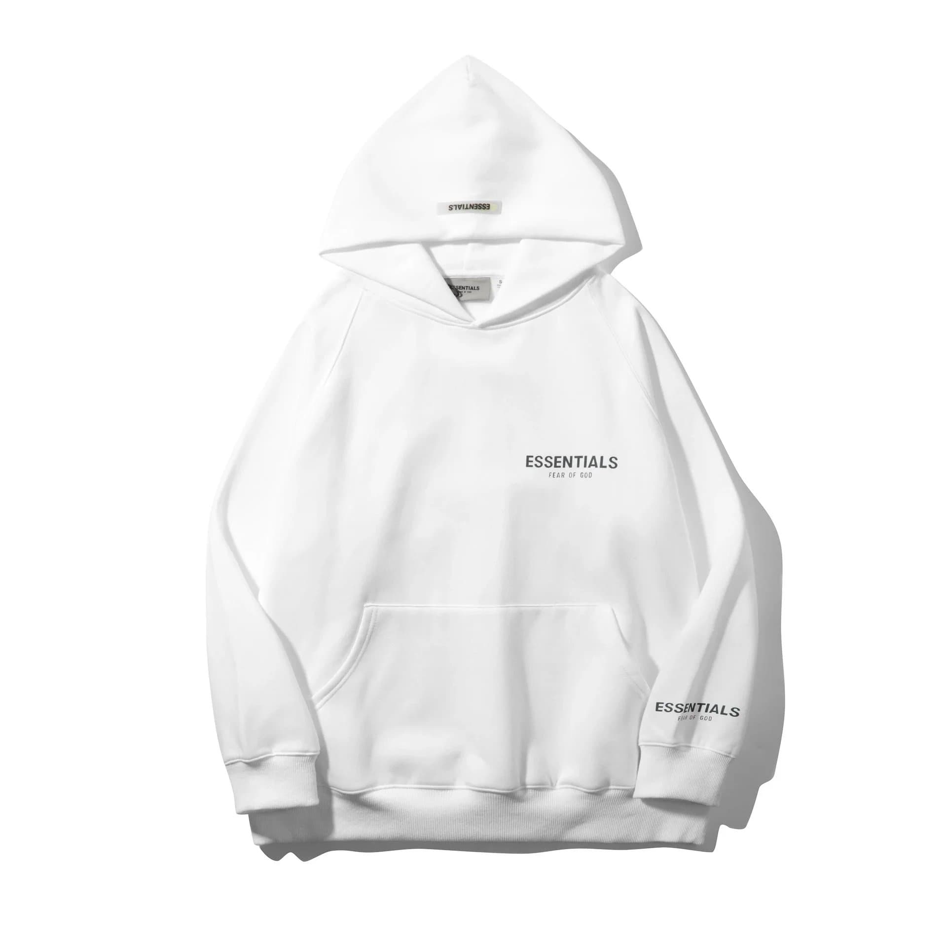 Fear of God Essentials Hooded Sweatshirt Essentials Logo — 3