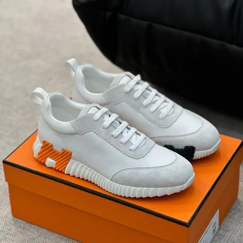 Hermès H-Racer White and Orange
