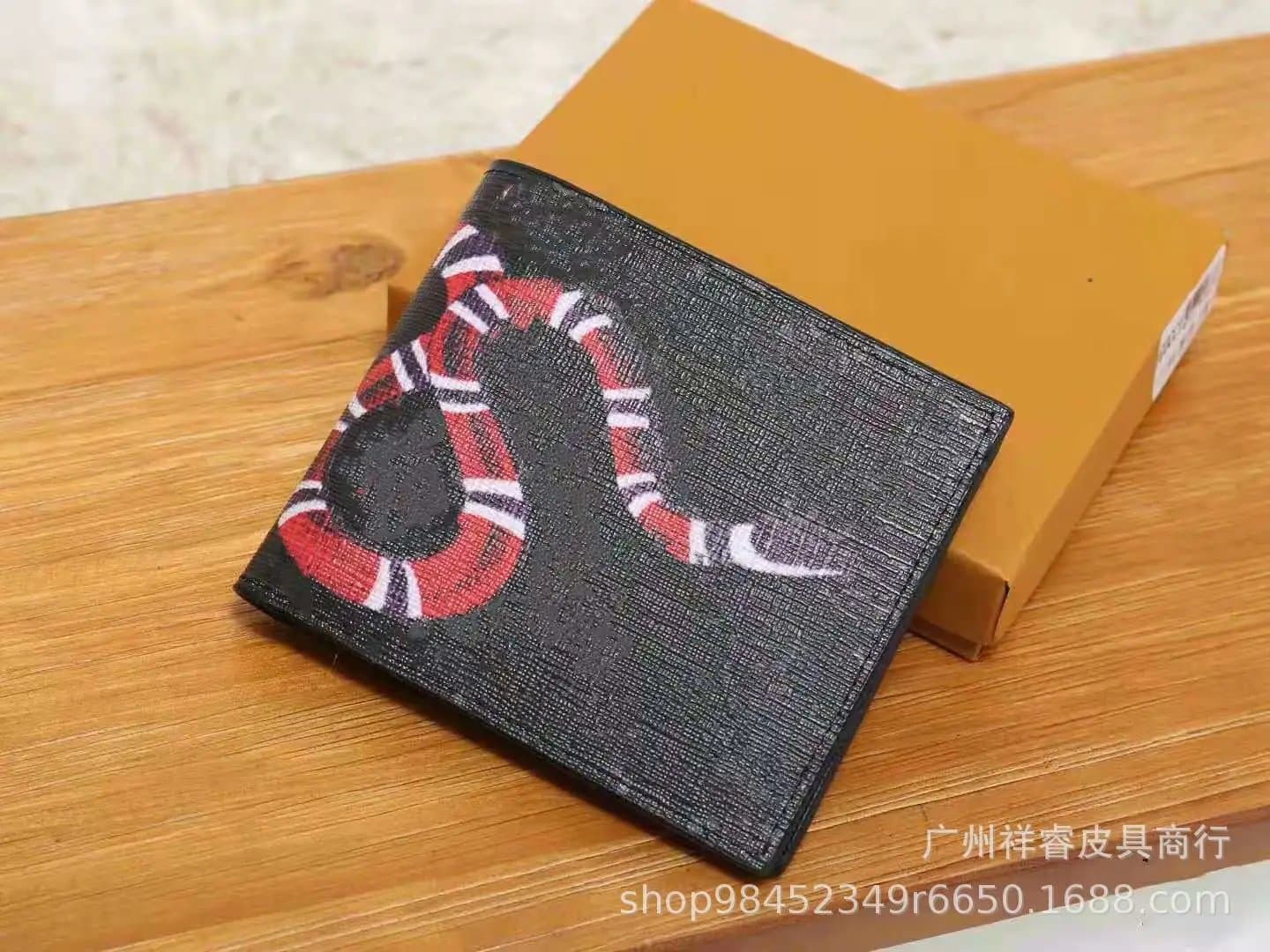 Hermès Bifold Wallet Stingray Leather — 黑蛇