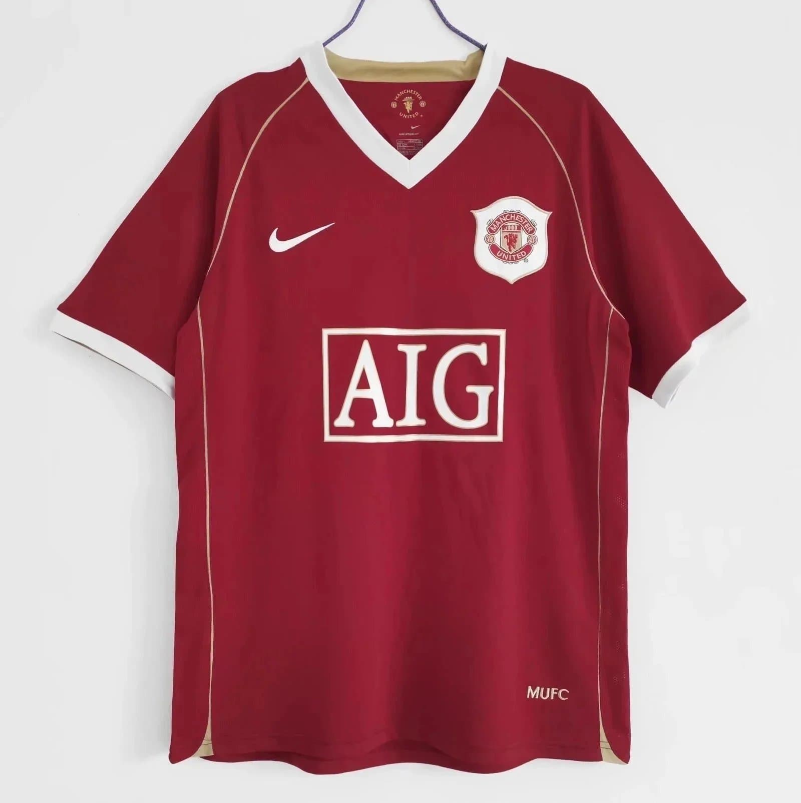 Nike Manchester United Home Jersey AIG Sponsor