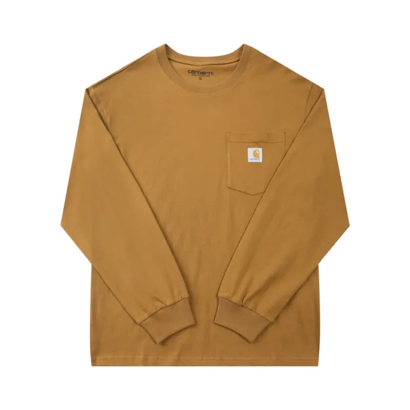 Long Sleeve Pocket Tee Carhartt Logo Patch