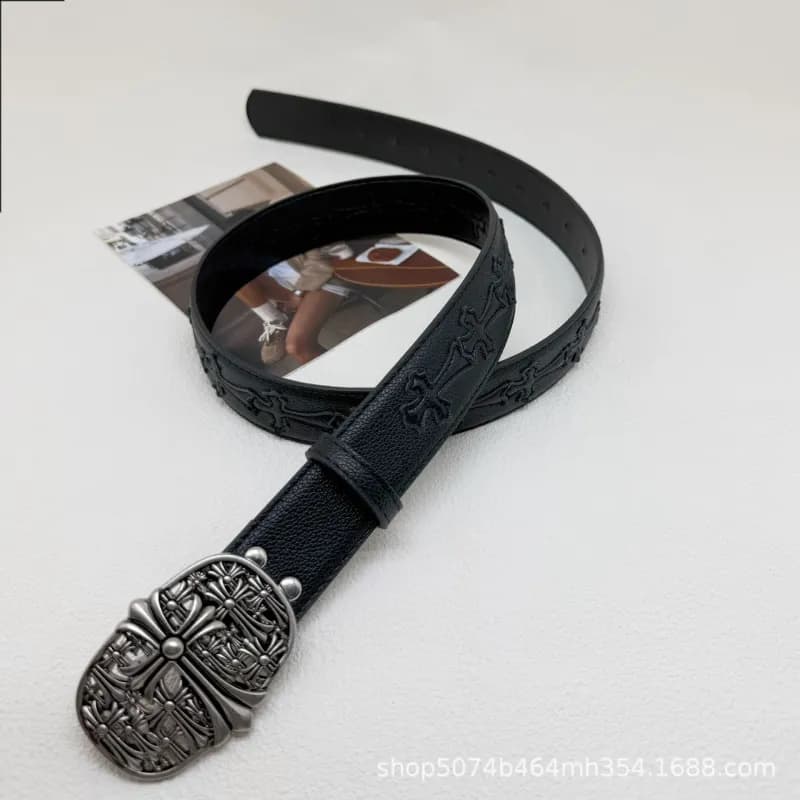 Chrome Hearts Cross Belt Embossed Cross — 20