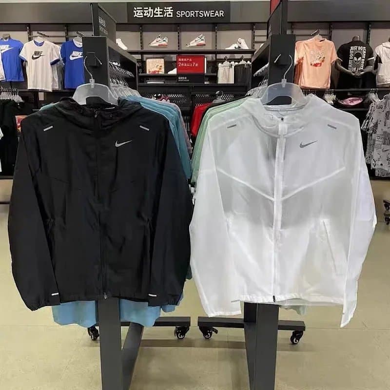 Nike Windrunner Jacket Dark Grey — 防晒服-黑色2