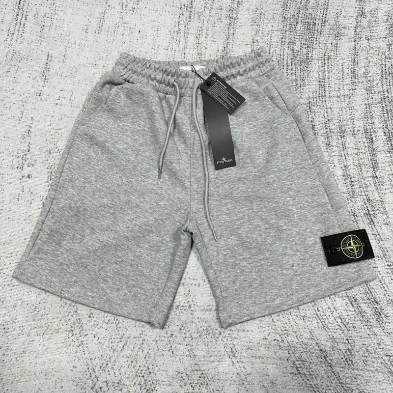 Stone Island Logo Patch Shorts Black — SD12