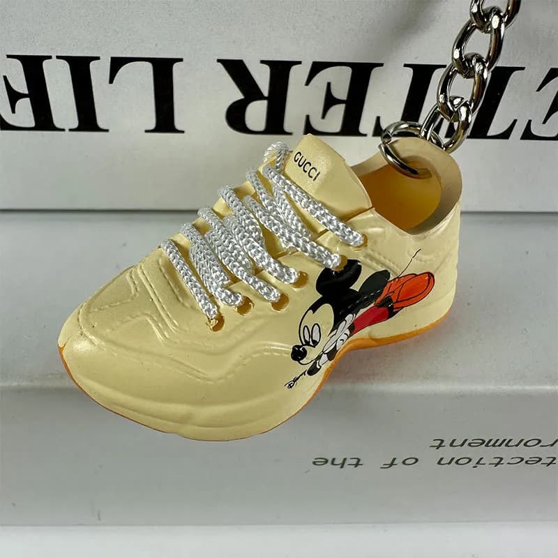 Gucci Sneaker Keychain Mickey Mouse
