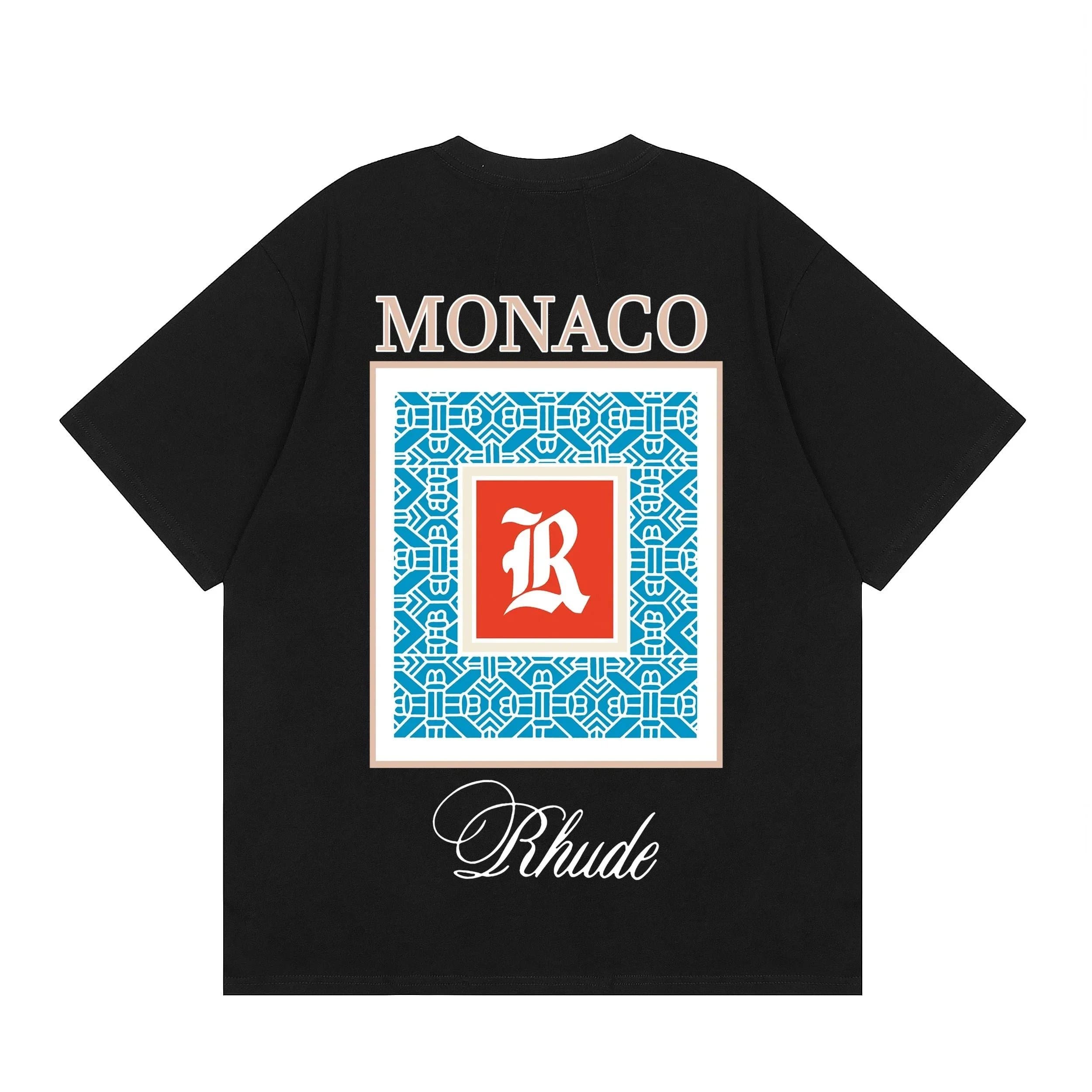 Rhude × Balenciaga Graphic Tee Monaco Print