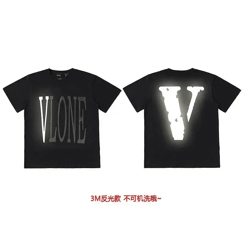 Vlone Logo T-Shirt 3M Reflective