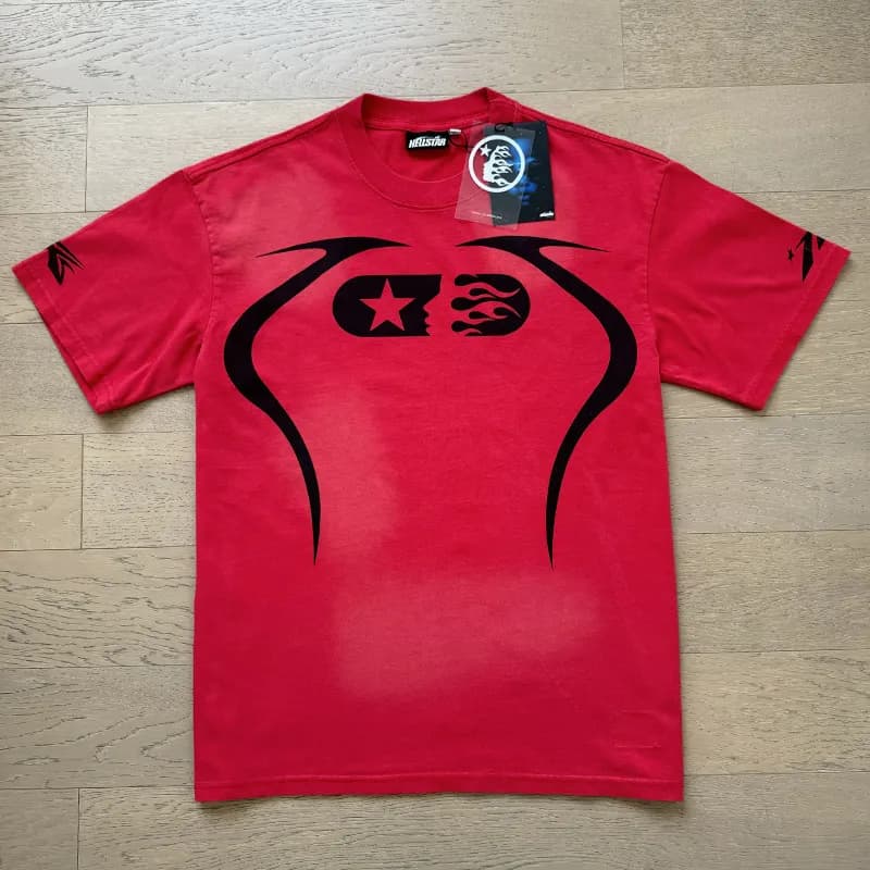 Hellstar Graphic Tee Star Flame Print
