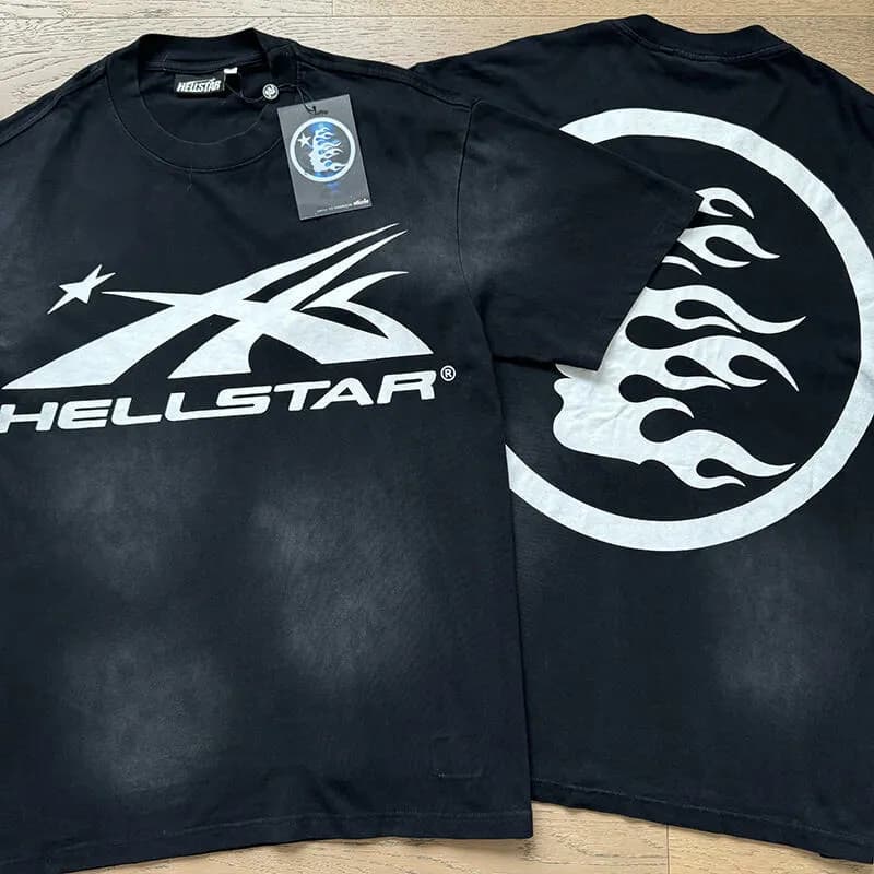 Hellstar Graphic Tee Flame Logo