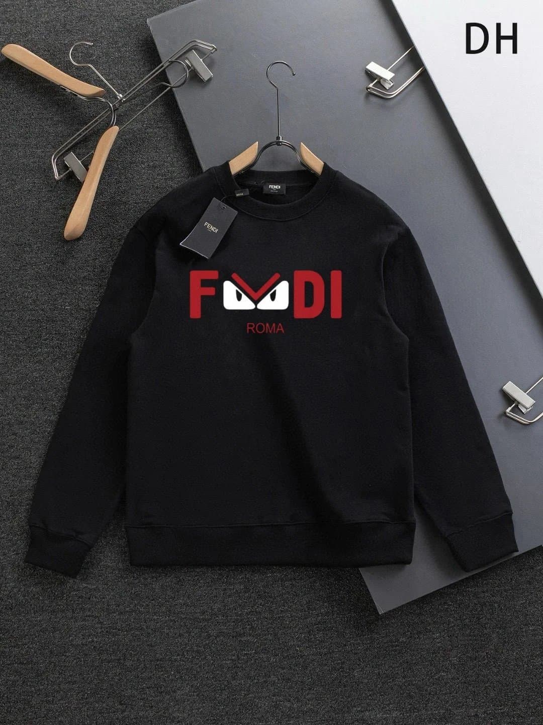 Fendi Crewneck Sweatshirt Monster Logo