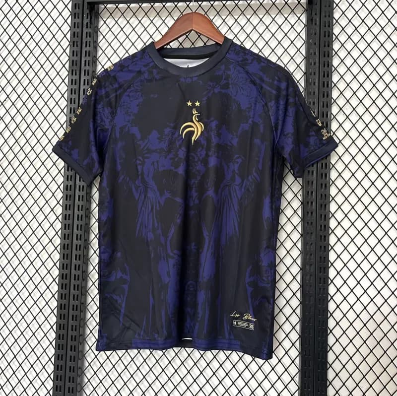 Short-Sleeve Jersey Gallic Rooster Print