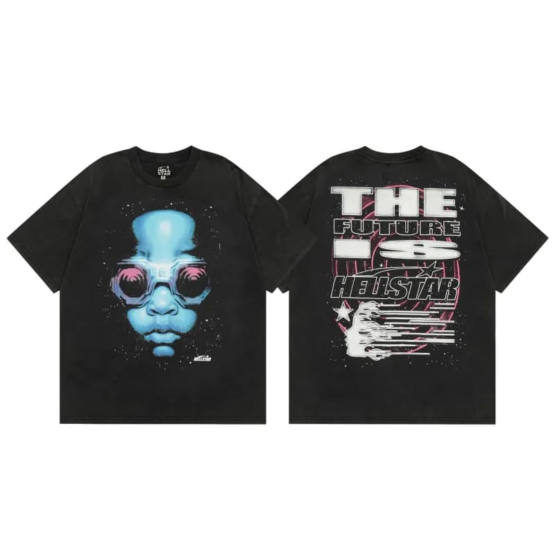 Stüssy Graphic Tee Flame Star Print — TX4HK069