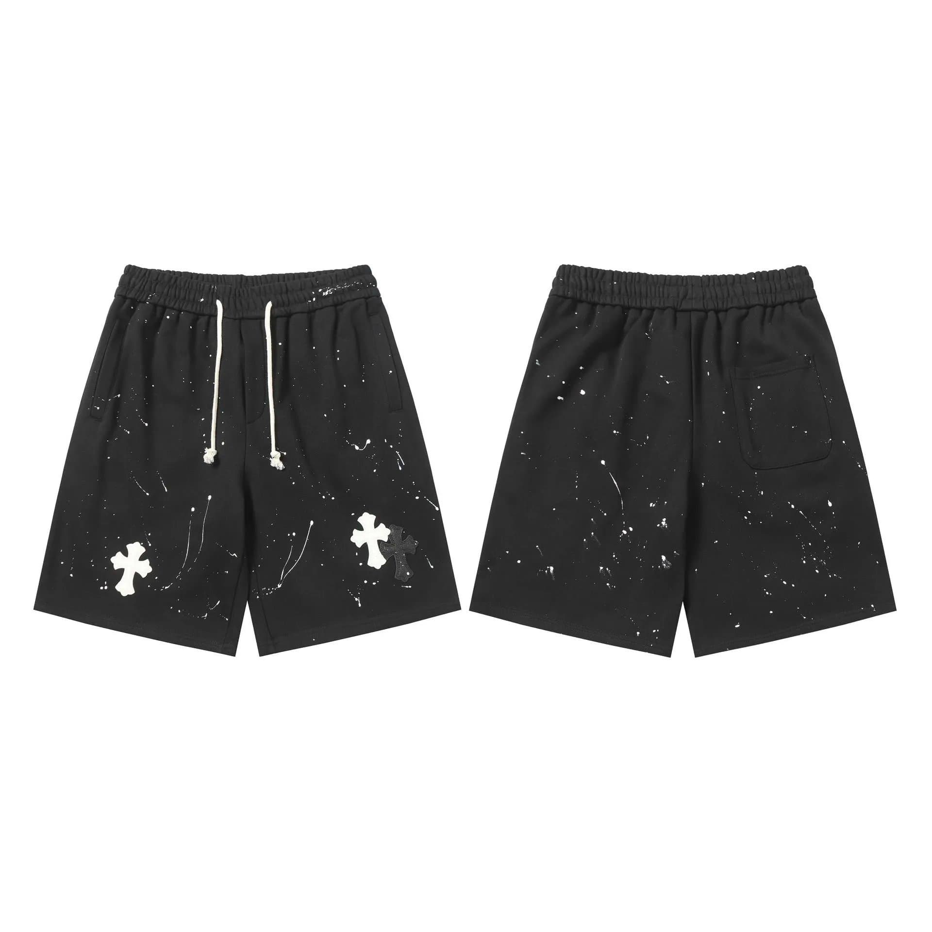 Chrome Hearts Logo-Print Shorts White Script — 2277黑色