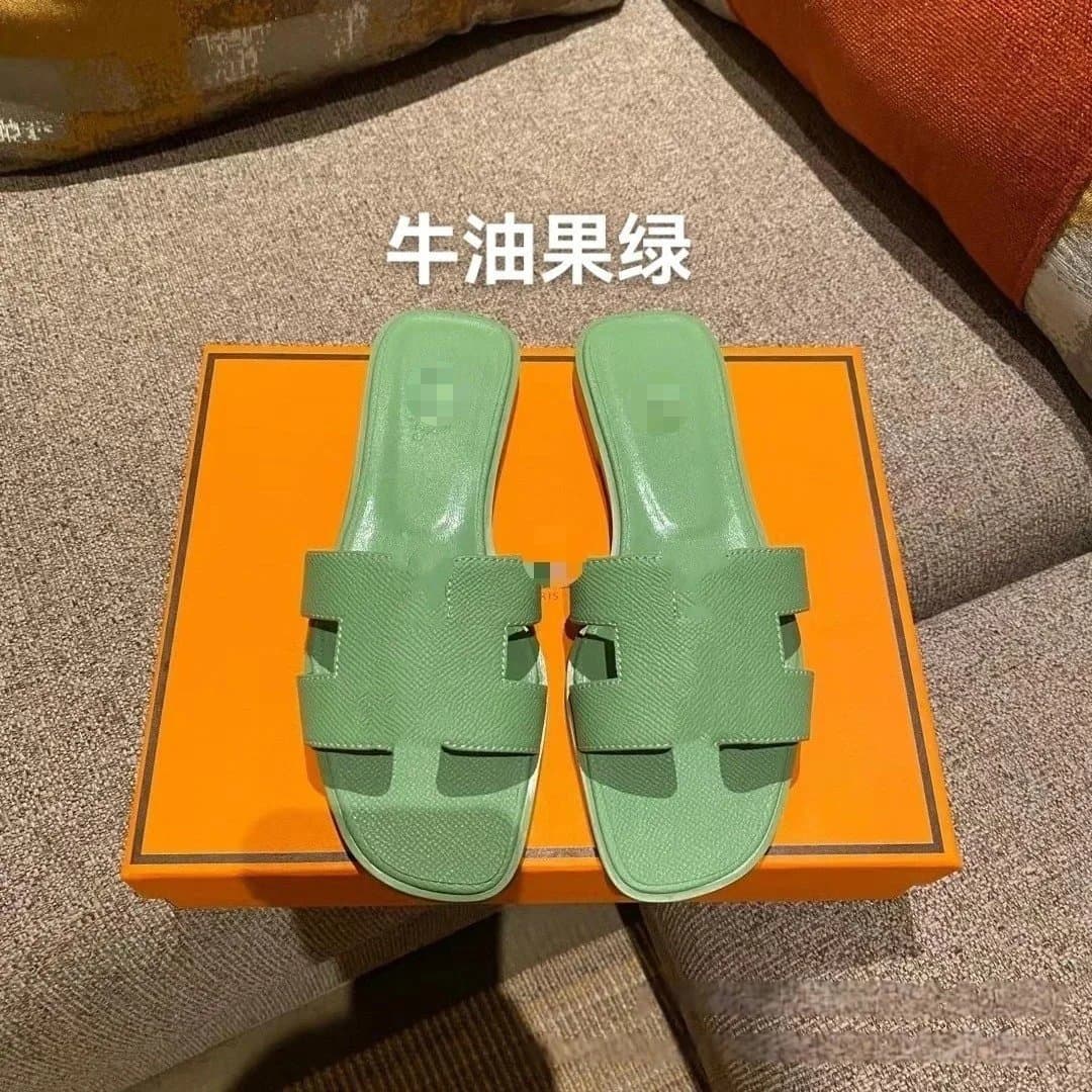 Hermès Oran Slide All White — 14