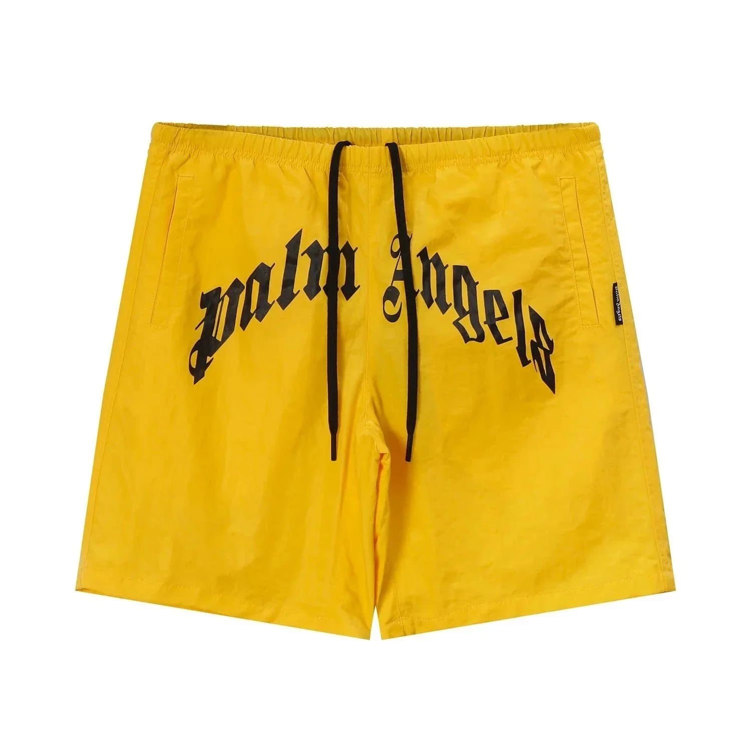 Palm Angels Logo Shorts Gothic Print