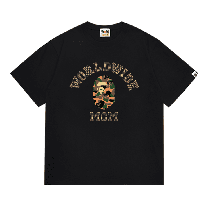 BAPE T-Shirt Worldwide Ape Camo