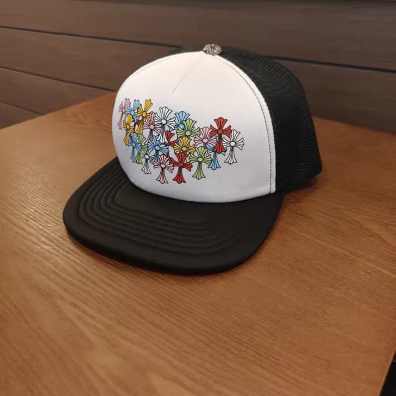 Chrome Hearts Trucker Cap Multi-Color Cross Floral