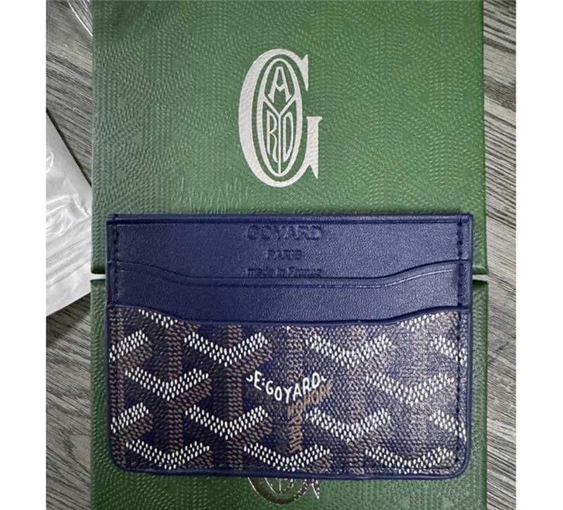 Goyard Card Holder Goyardine Canvas