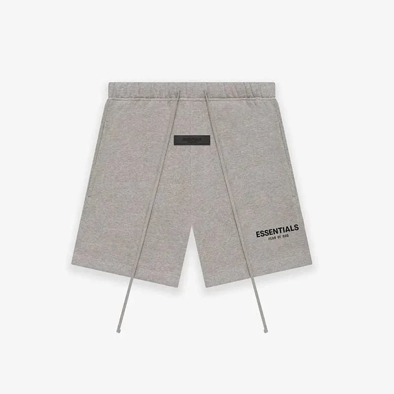 Fear of God Essentials Drawstring Shorts Heather Grey