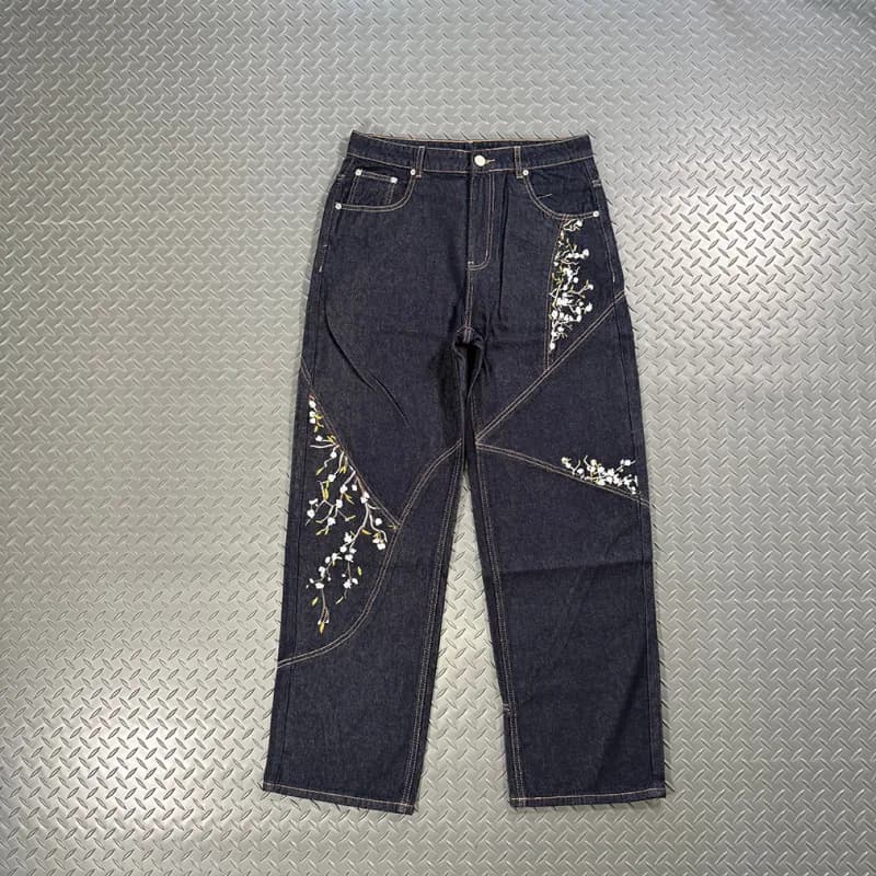 Levi's Embroidered Jeans Floral Embroidery