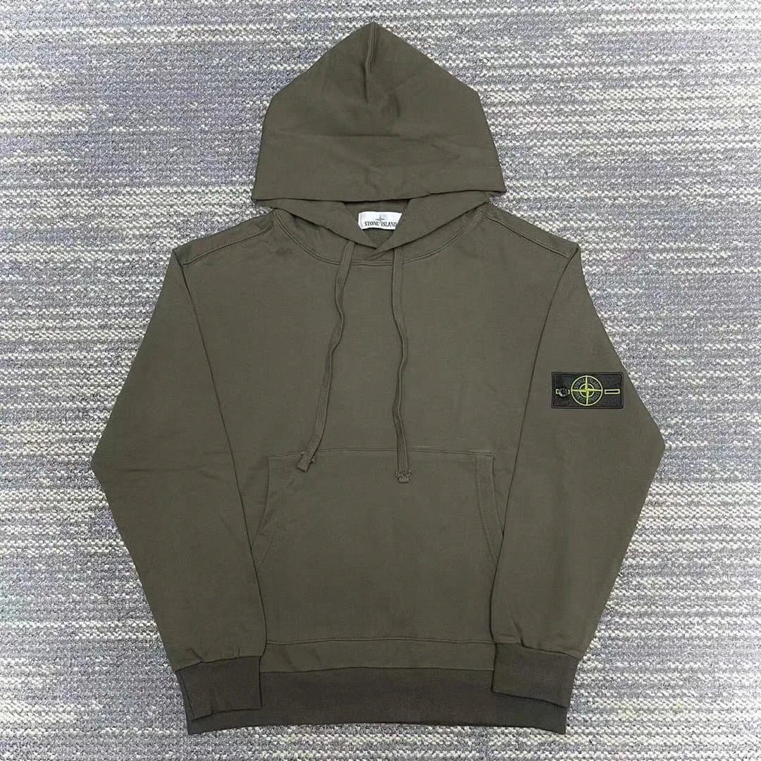 Stone Island Hooded Sweatshirt Compass Patch — 6