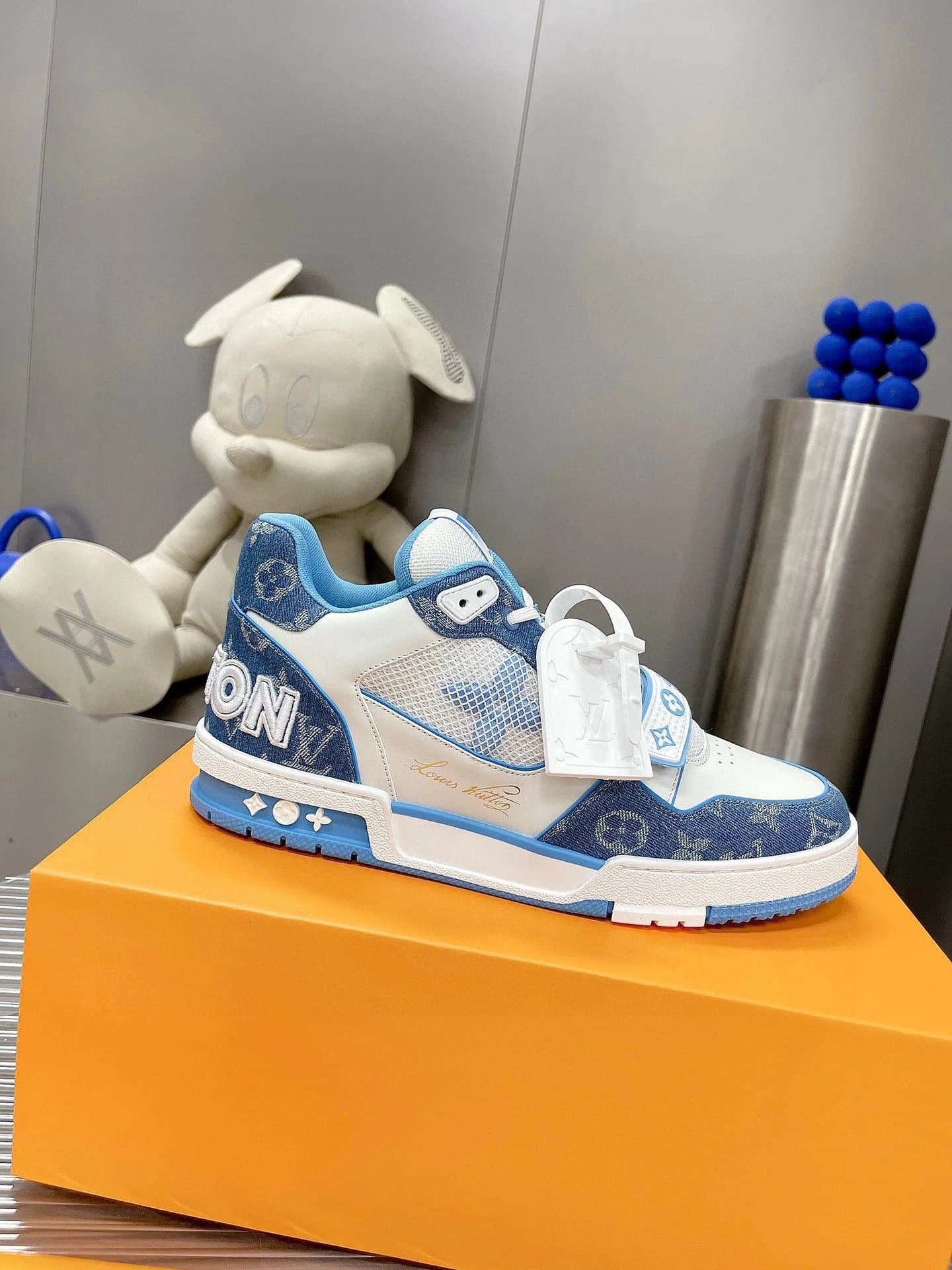 Louis Vuitton LV Trainer Monogram Denim — 20