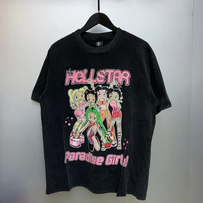 Hellstar Omnis Hoodie Om Symbol Flame Print — H215 black