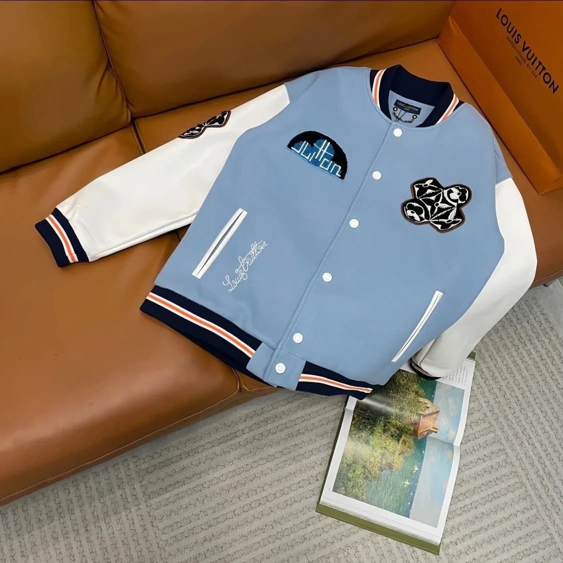 Louis Vuitton Varsity Jacket Monogram Patch