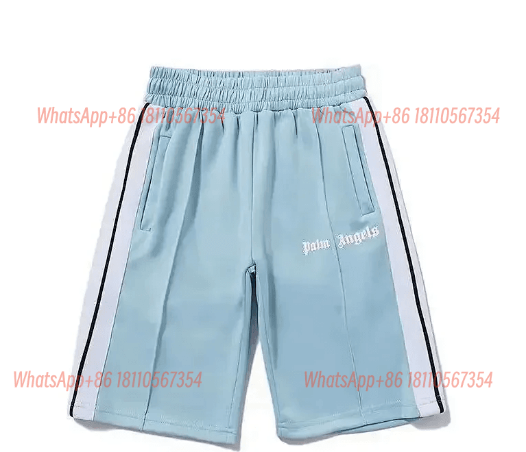 Fear of God Essentials Logo Shorts Black — Palm Angels-蓝色