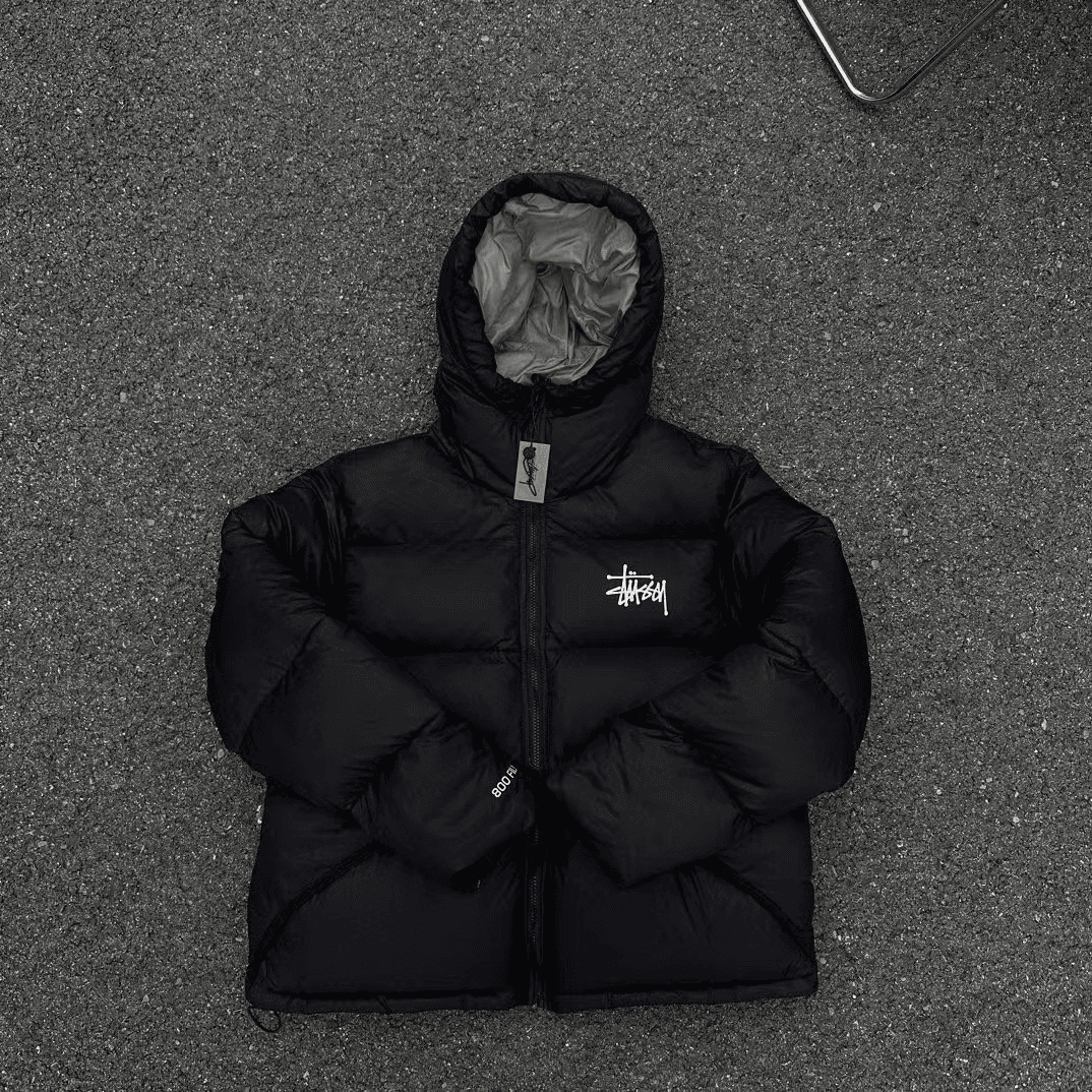 Stüssy Puffer Jacket Logo Embroidered