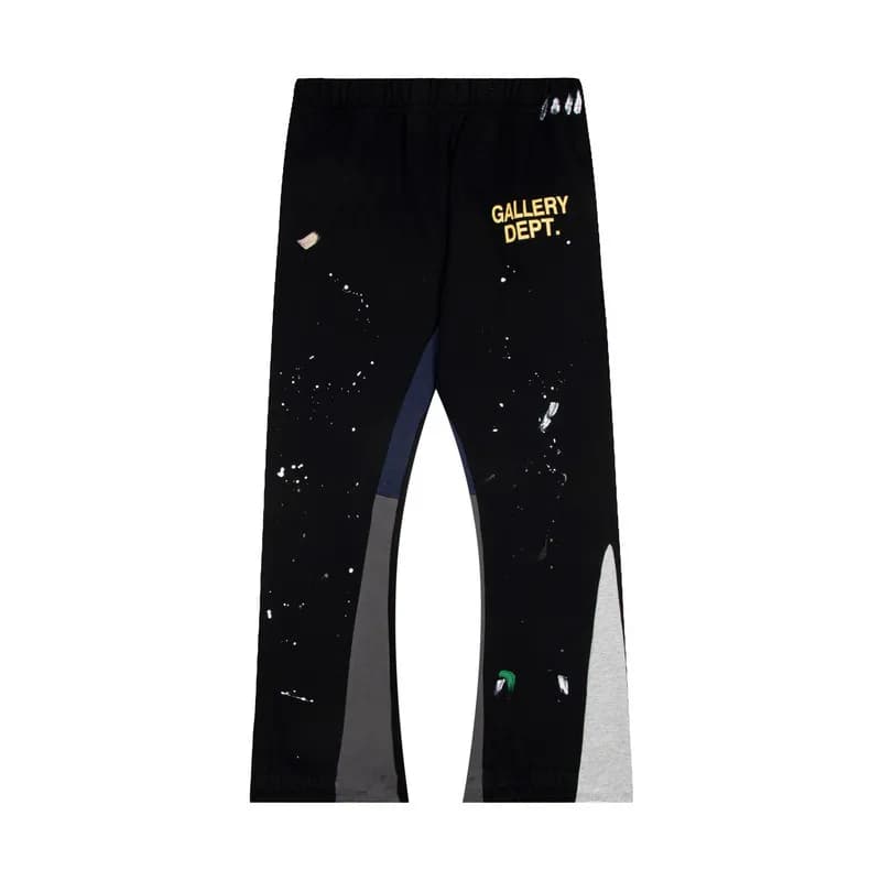 Paint Splatter Track Pants Gallery Dept. Logo Print — YCK2HY031