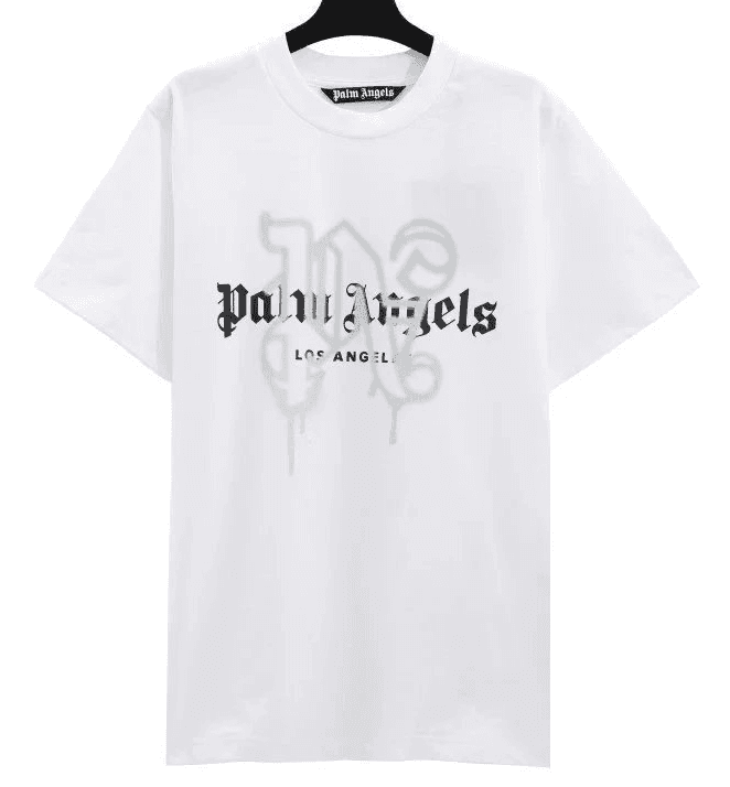 Palm Angels Teddy Bear Graphic Tee Brown Bear Print — 37