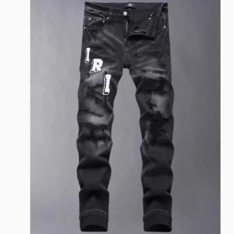 Diesel Distressed Denim Jeans Embroidered Patchwork — 921