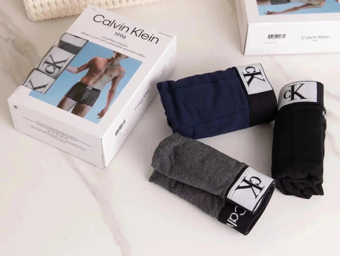 Calvin Klein Boxer Brief 3-Pack — 2XL · 款式1：一盒三条 清仓JJNK