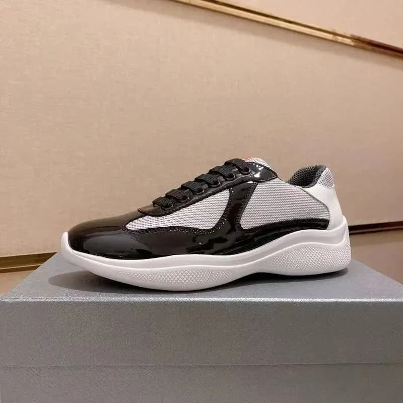 Prada Linea Rossa Sneaker Patent and Mesh